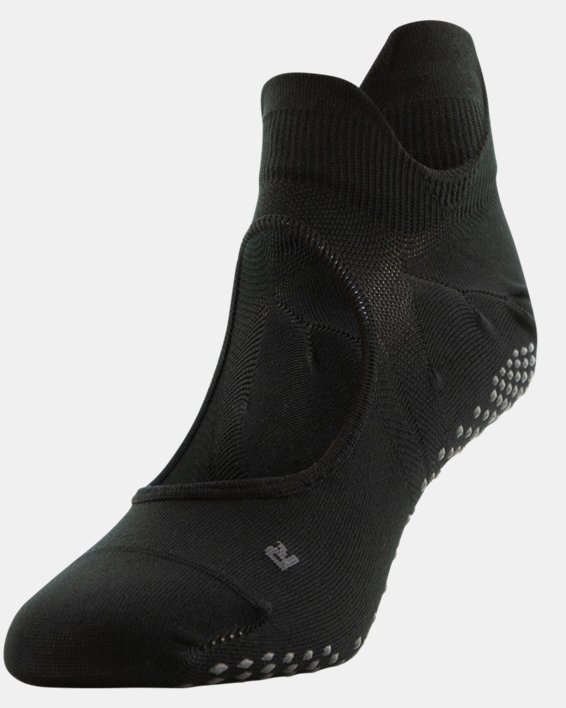 Women's UA Breathe Balance 2-Pack Grip Socks, Black, pdpMainDesktop image number 2